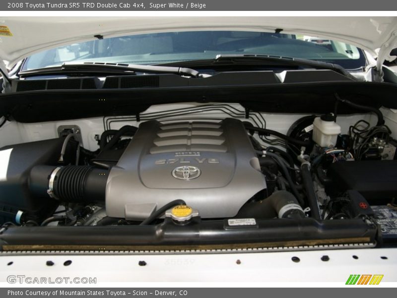 Super White / Beige 2008 Toyota Tundra SR5 TRD Double Cab 4x4