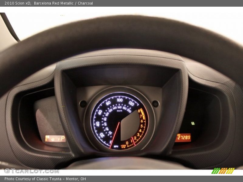 Barcelona Red Metallic / Charcoal 2010 Scion xD