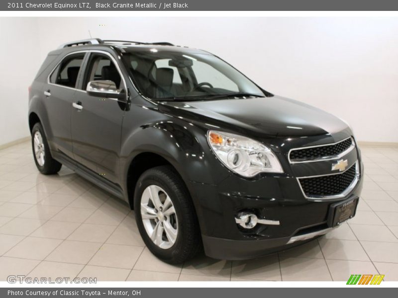 Black Granite Metallic / Jet Black 2011 Chevrolet Equinox LTZ