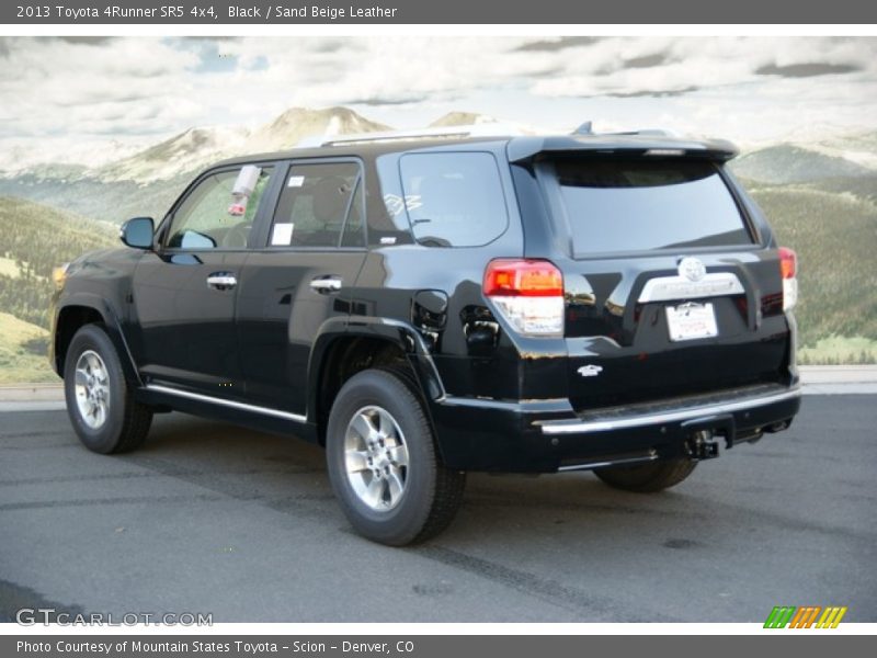 Black / Sand Beige Leather 2013 Toyota 4Runner SR5 4x4