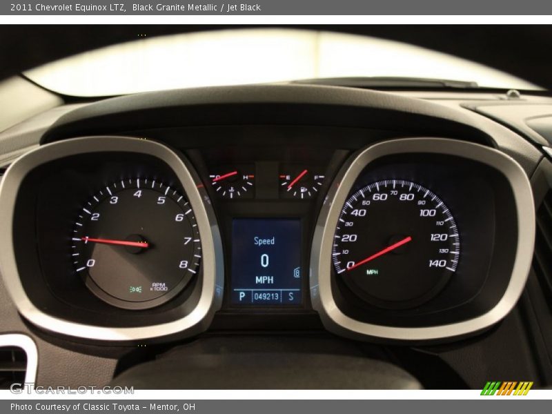 Black Granite Metallic / Jet Black 2011 Chevrolet Equinox LTZ