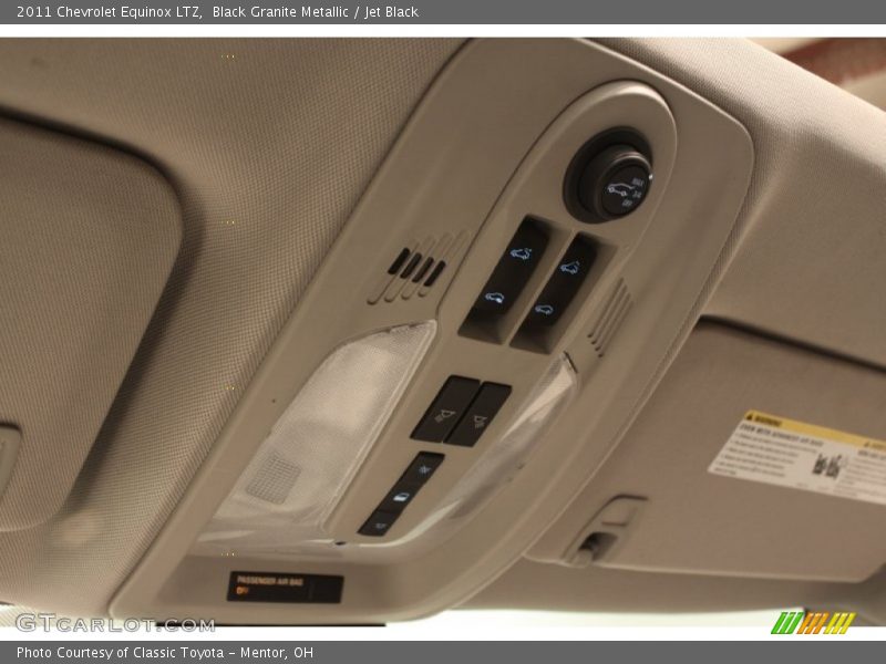 Black Granite Metallic / Jet Black 2011 Chevrolet Equinox LTZ