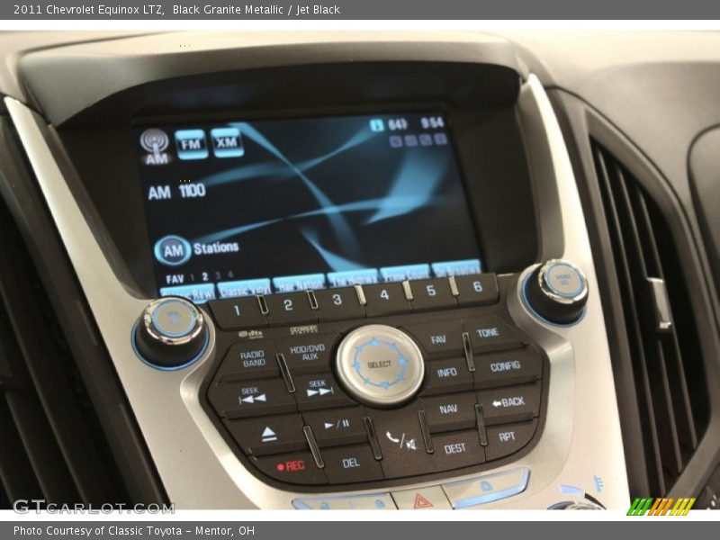 Black Granite Metallic / Jet Black 2011 Chevrolet Equinox LTZ