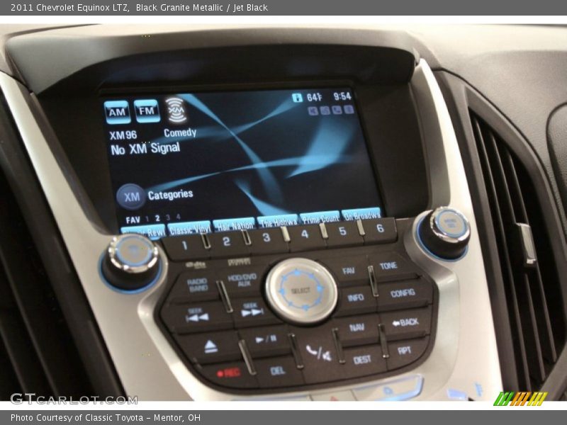 Black Granite Metallic / Jet Black 2011 Chevrolet Equinox LTZ