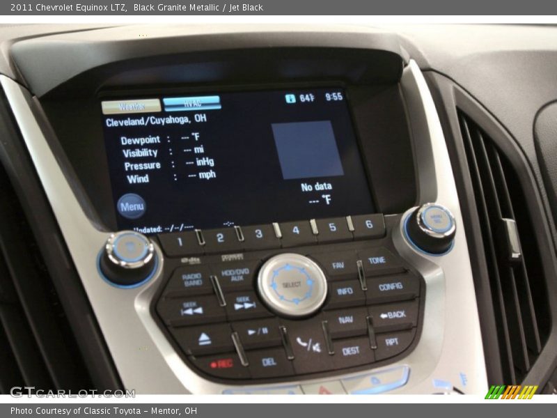 Black Granite Metallic / Jet Black 2011 Chevrolet Equinox LTZ