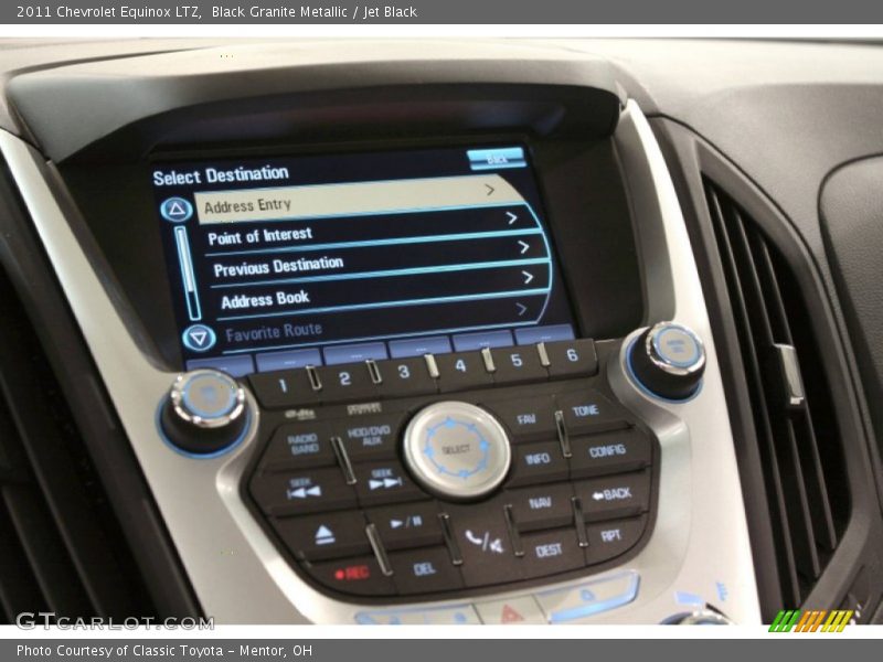 Black Granite Metallic / Jet Black 2011 Chevrolet Equinox LTZ