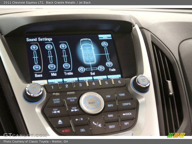 Black Granite Metallic / Jet Black 2011 Chevrolet Equinox LTZ