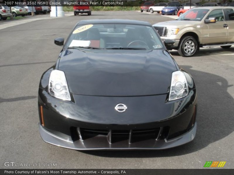 Magnetic Black Pearl / Carbon/Red 2007 Nissan 350Z NISMO Coupe