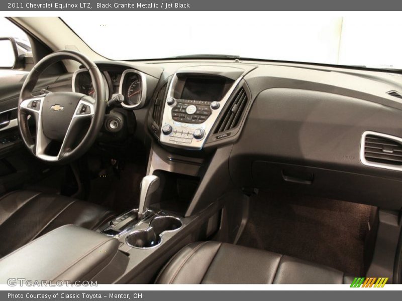 Black Granite Metallic / Jet Black 2011 Chevrolet Equinox LTZ