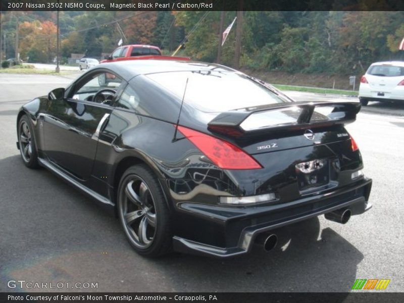 Magnetic Black Pearl / Carbon/Red 2007 Nissan 350Z NISMO Coupe