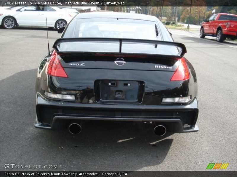 Magnetic Black Pearl / Carbon/Red 2007 Nissan 350Z NISMO Coupe