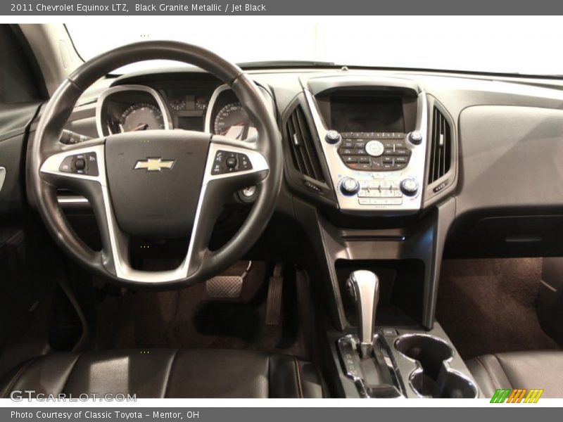 Black Granite Metallic / Jet Black 2011 Chevrolet Equinox LTZ