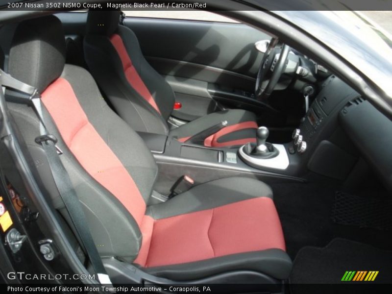 Front Seat of 2007 350Z NISMO Coupe