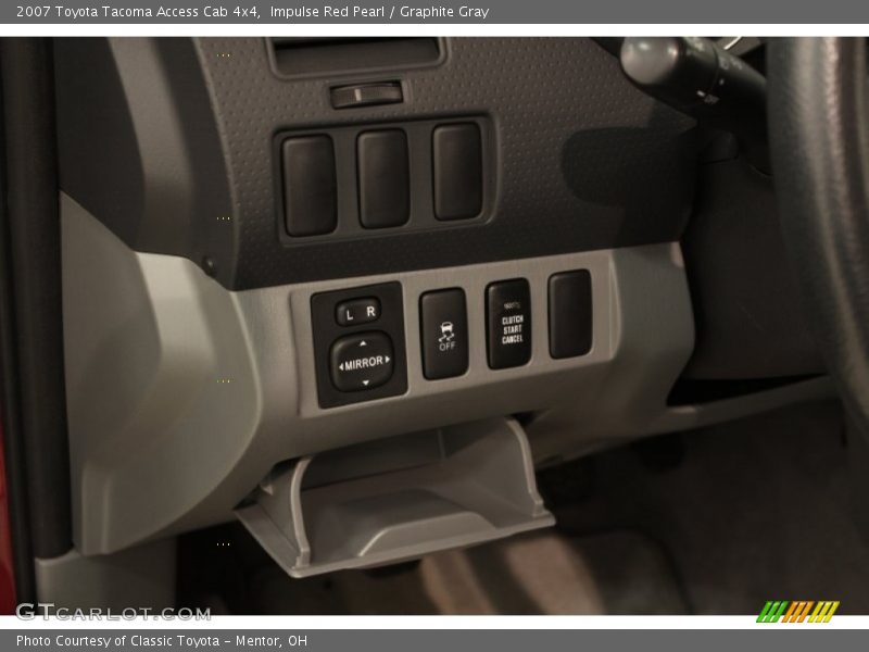 Impulse Red Pearl / Graphite Gray 2007 Toyota Tacoma Access Cab 4x4