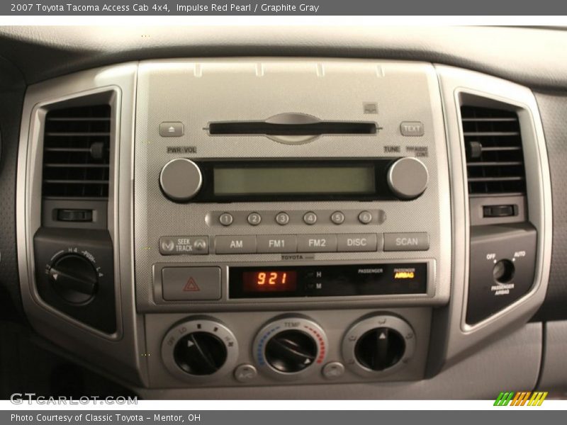 Impulse Red Pearl / Graphite Gray 2007 Toyota Tacoma Access Cab 4x4