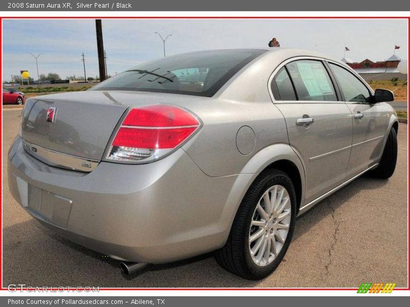 Silver Pearl / Black 2008 Saturn Aura XR