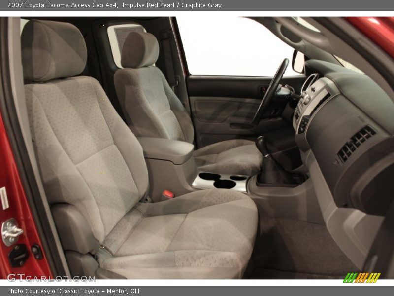 Impulse Red Pearl / Graphite Gray 2007 Toyota Tacoma Access Cab 4x4