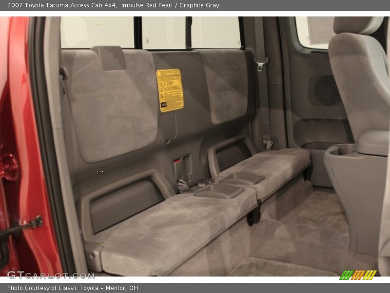 Impulse Red Pearl / Graphite Gray 2007 Toyota Tacoma Access Cab 4x4