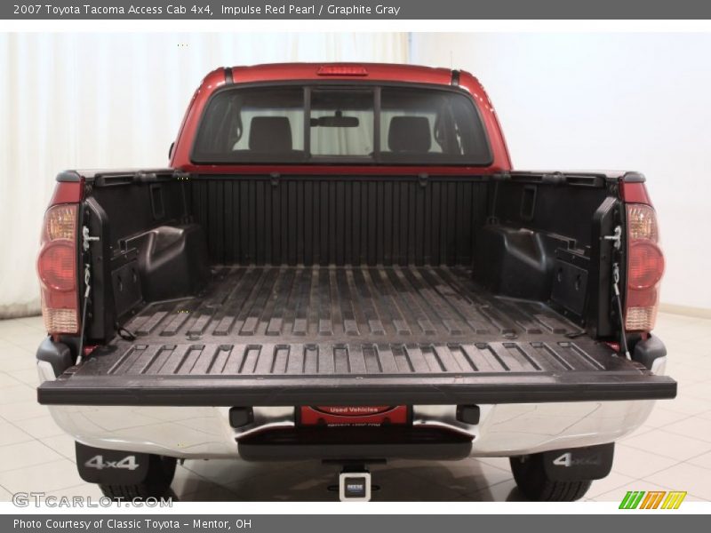 Impulse Red Pearl / Graphite Gray 2007 Toyota Tacoma Access Cab 4x4