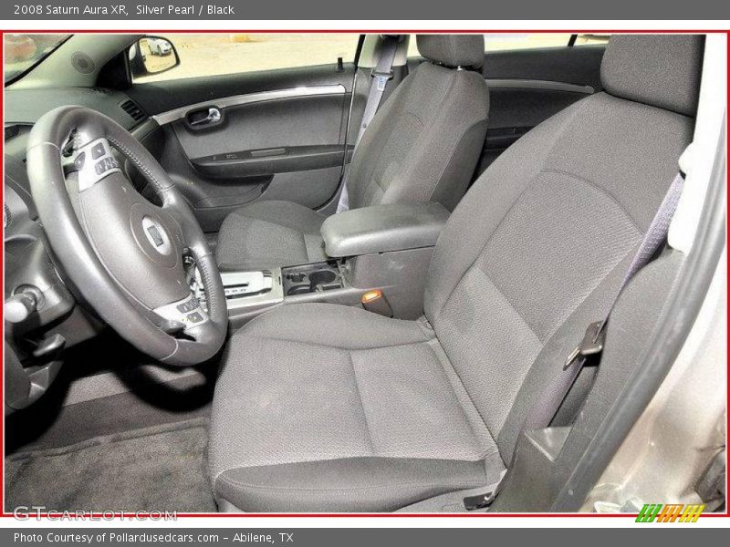 Silver Pearl / Black 2008 Saturn Aura XR