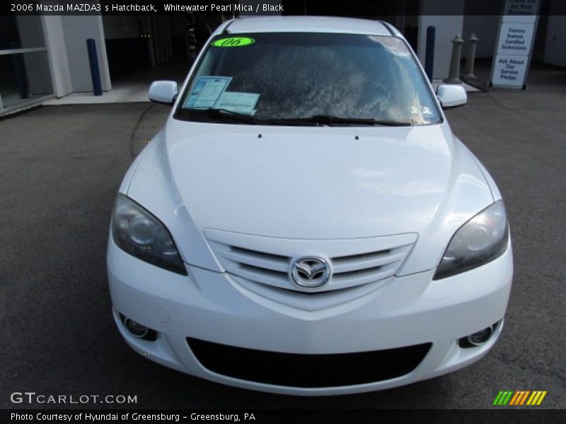 Whitewater Pearl Mica / Black 2006 Mazda MAZDA3 s Hatchback