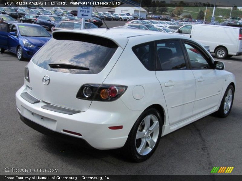 Whitewater Pearl Mica / Black 2006 Mazda MAZDA3 s Hatchback