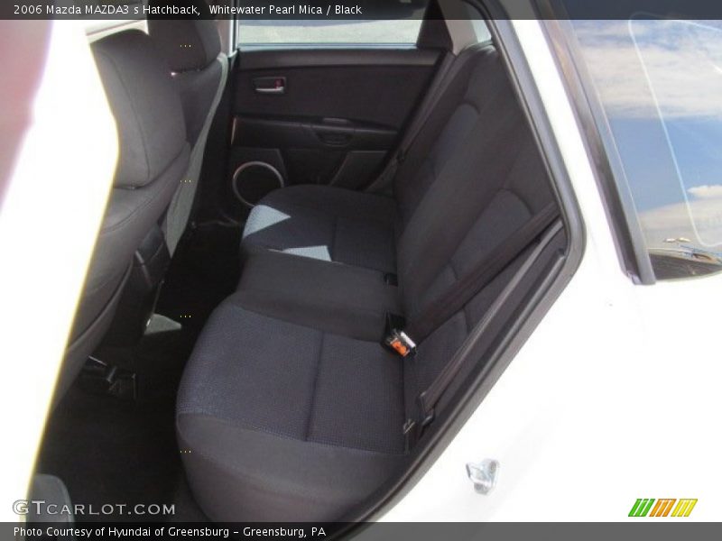 Whitewater Pearl Mica / Black 2006 Mazda MAZDA3 s Hatchback