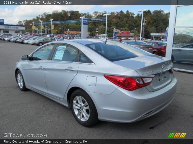 Radiant Silver / Gray 2011 Hyundai Sonata GLS