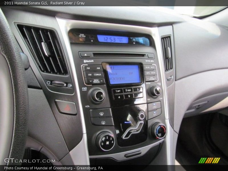 Radiant Silver / Gray 2011 Hyundai Sonata GLS