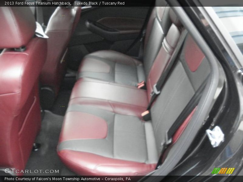 Rear Seat of 2013 Focus Titanium Hatchback