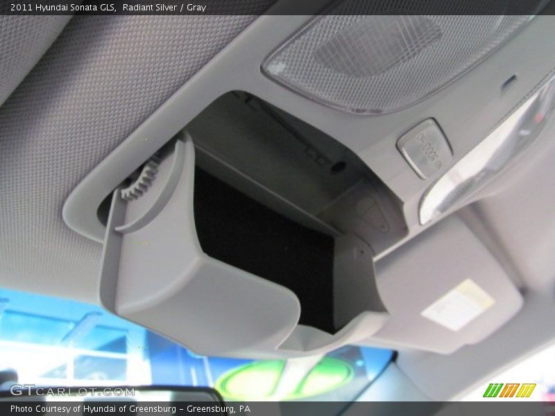 Radiant Silver / Gray 2011 Hyundai Sonata GLS