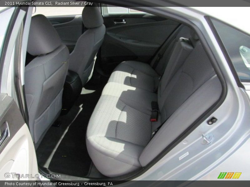 Radiant Silver / Gray 2011 Hyundai Sonata GLS