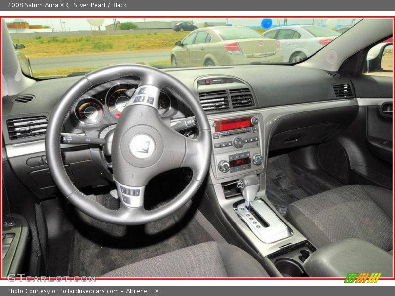 Silver Pearl / Black 2008 Saturn Aura XR