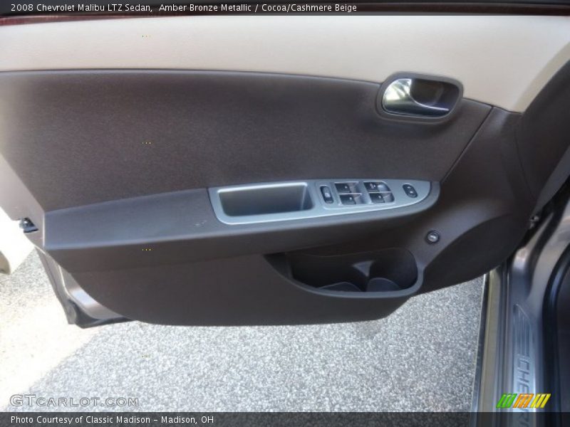 Amber Bronze Metallic / Cocoa/Cashmere Beige 2008 Chevrolet Malibu LTZ Sedan