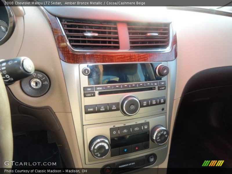 Amber Bronze Metallic / Cocoa/Cashmere Beige 2008 Chevrolet Malibu LTZ Sedan