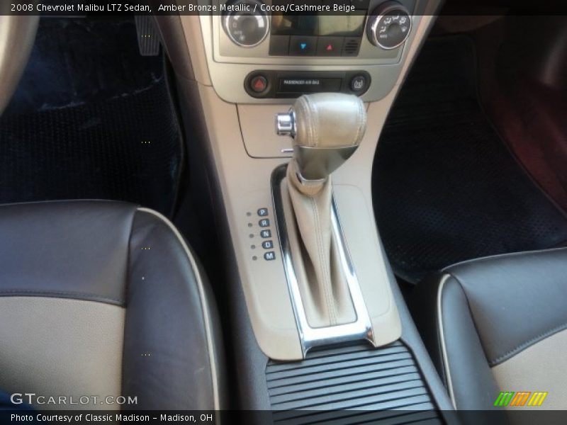Amber Bronze Metallic / Cocoa/Cashmere Beige 2008 Chevrolet Malibu LTZ Sedan