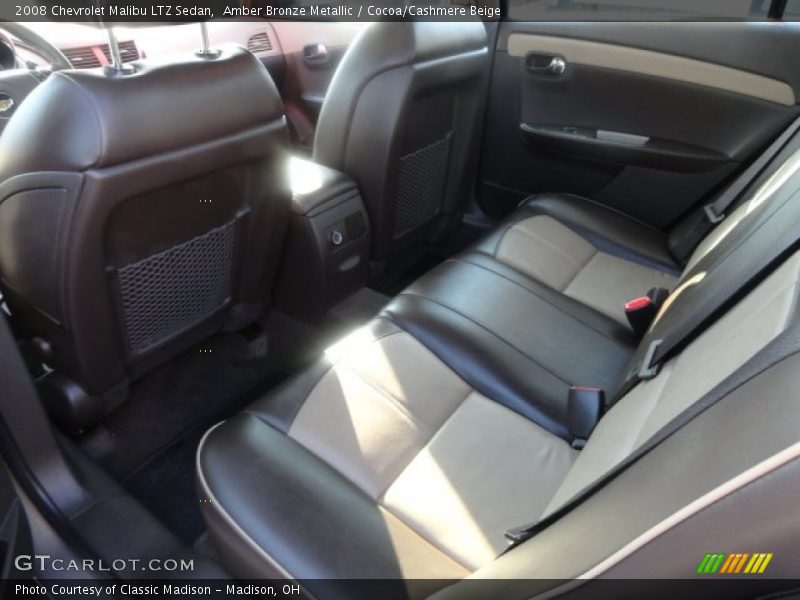 Amber Bronze Metallic / Cocoa/Cashmere Beige 2008 Chevrolet Malibu LTZ Sedan