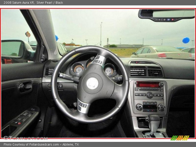 Silver Pearl / Black 2008 Saturn Aura XR