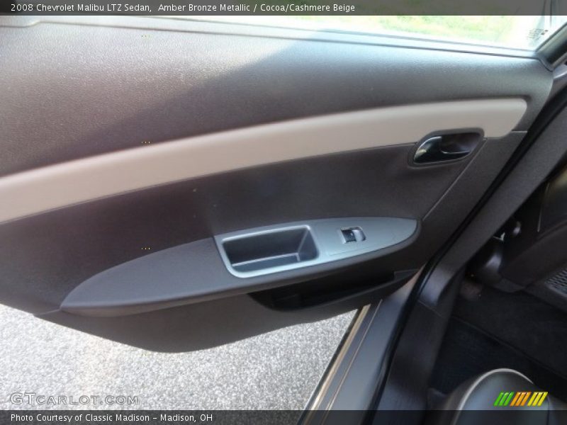 Amber Bronze Metallic / Cocoa/Cashmere Beige 2008 Chevrolet Malibu LTZ Sedan