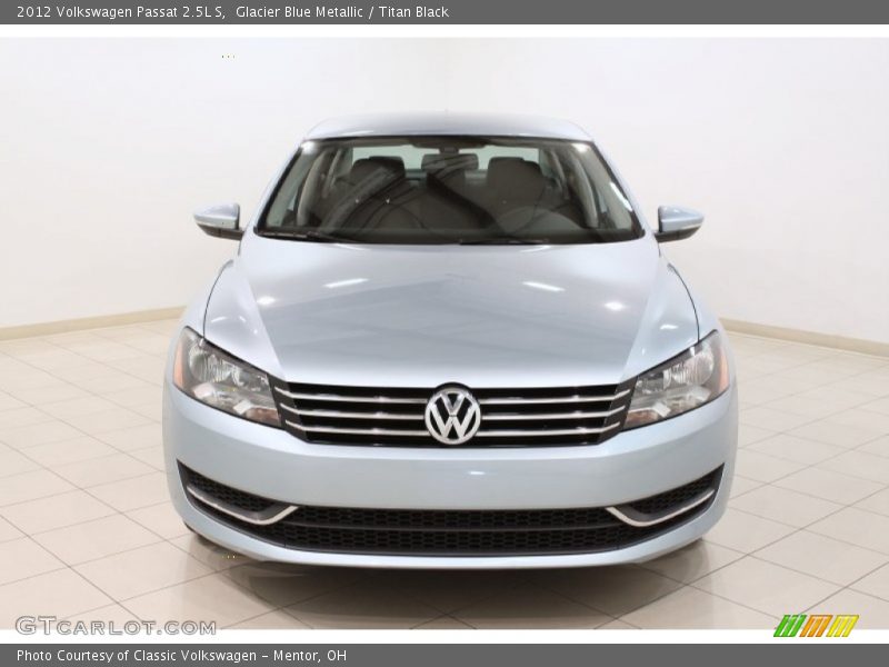 Glacier Blue Metallic / Titan Black 2012 Volkswagen Passat 2.5L S