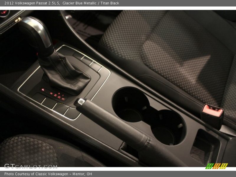 Glacier Blue Metallic / Titan Black 2012 Volkswagen Passat 2.5L S