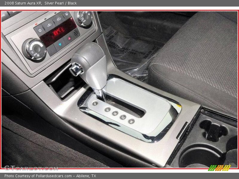 Silver Pearl / Black 2008 Saturn Aura XR