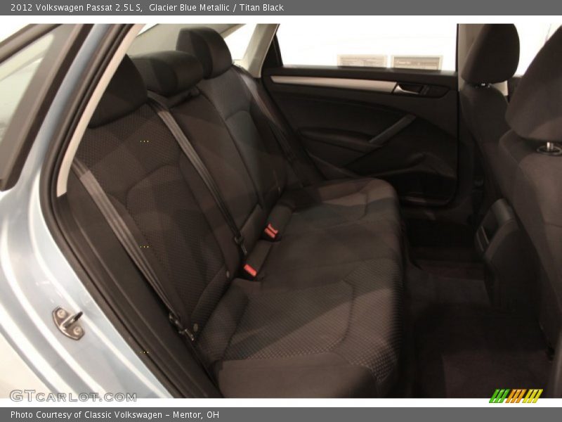 Glacier Blue Metallic / Titan Black 2012 Volkswagen Passat 2.5L S