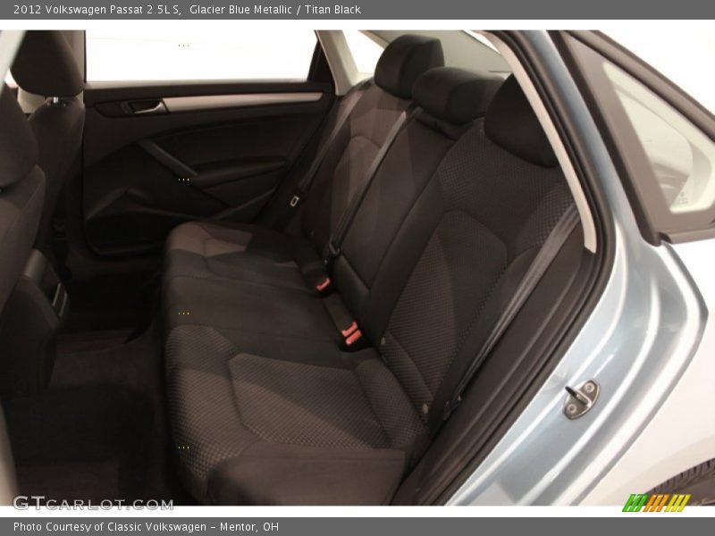 Glacier Blue Metallic / Titan Black 2012 Volkswagen Passat 2.5L S