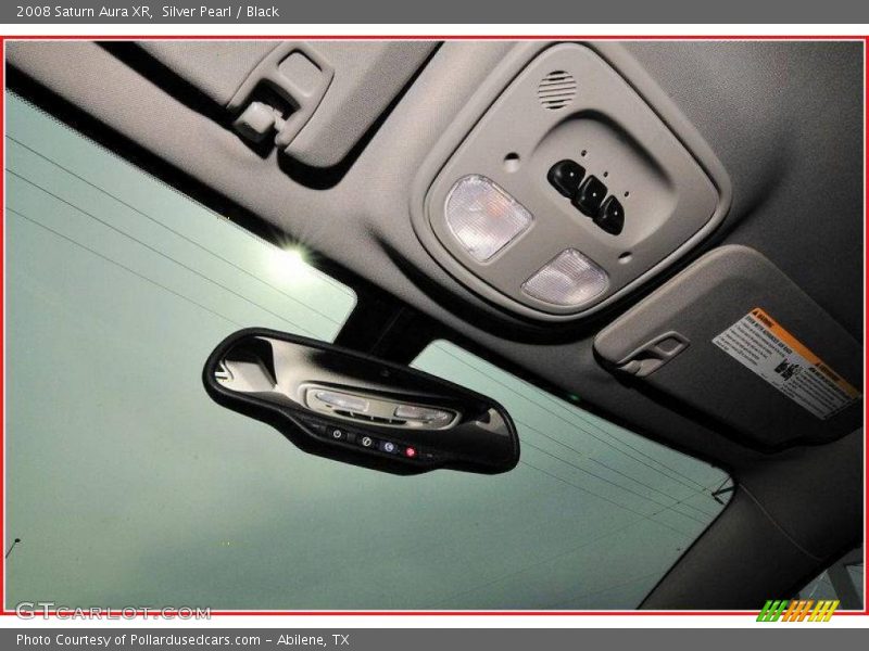 Silver Pearl / Black 2008 Saturn Aura XR