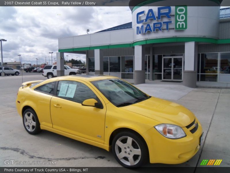 Rally Yellow / Ebony 2007 Chevrolet Cobalt SS Coupe