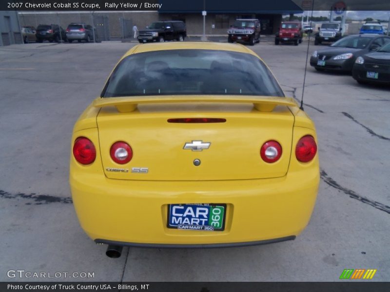 Rally Yellow / Ebony 2007 Chevrolet Cobalt SS Coupe