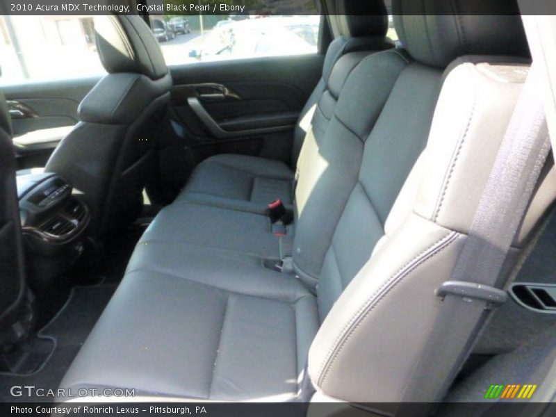 Crystal Black Pearl / Ebony 2010 Acura MDX Technology