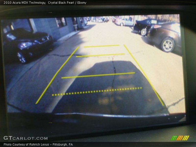 Crystal Black Pearl / Ebony 2010 Acura MDX Technology