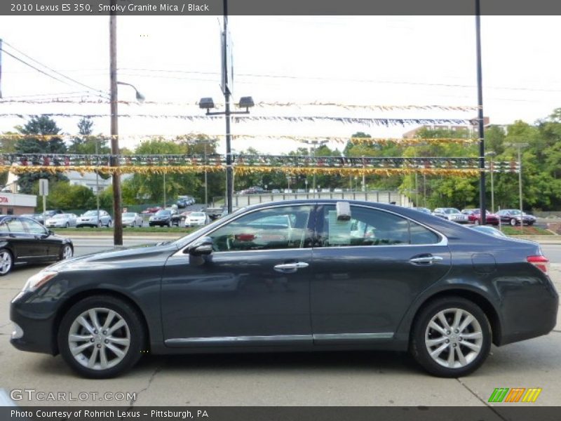 Smoky Granite Mica / Black 2010 Lexus ES 350